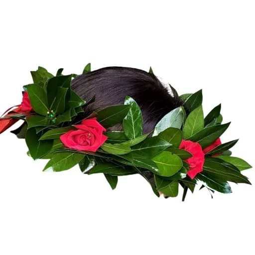 Corona de Laureles y Rosas